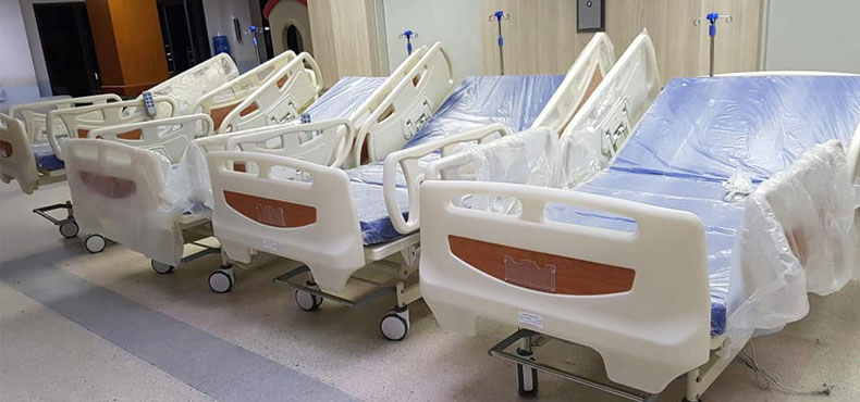 Luxury electric three functions hospital bed order
