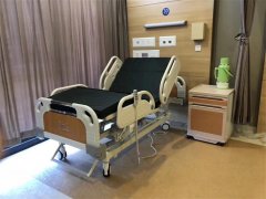 Hospital beds and supporting medical furniture are available